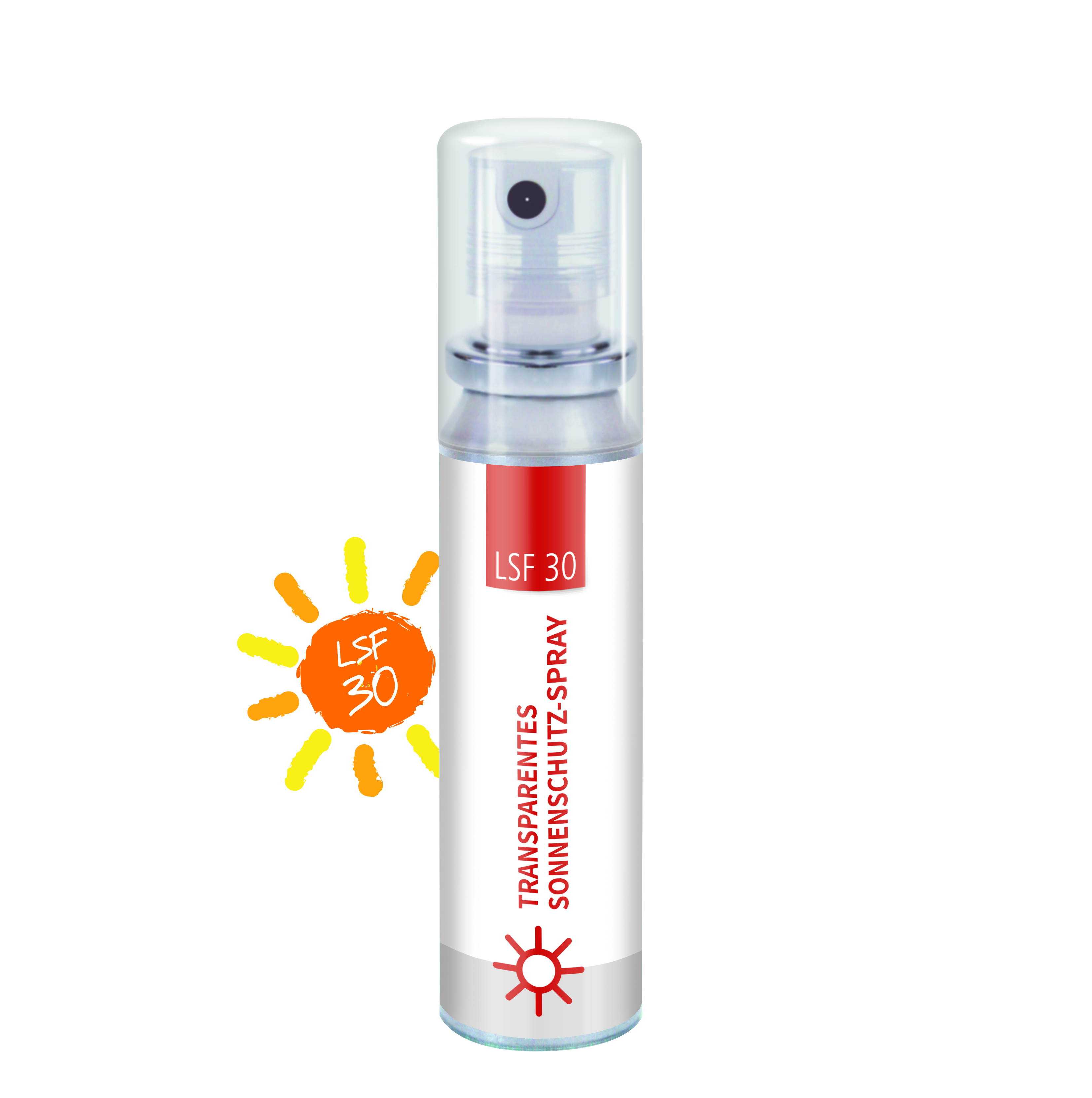 20 ml Pocket Spray - Sonnenschutzspray transp. LSF 30 - Body Label