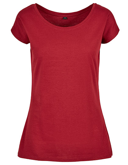 Build Your Brand Basic Ladies´ Wide Neck Tee Build Your Brand Basic Ladies´ Wide Neck Tee