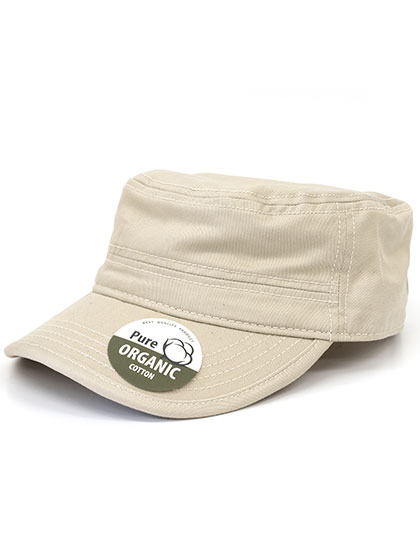 Brain Waves Organic Cotton Army Cap Washed