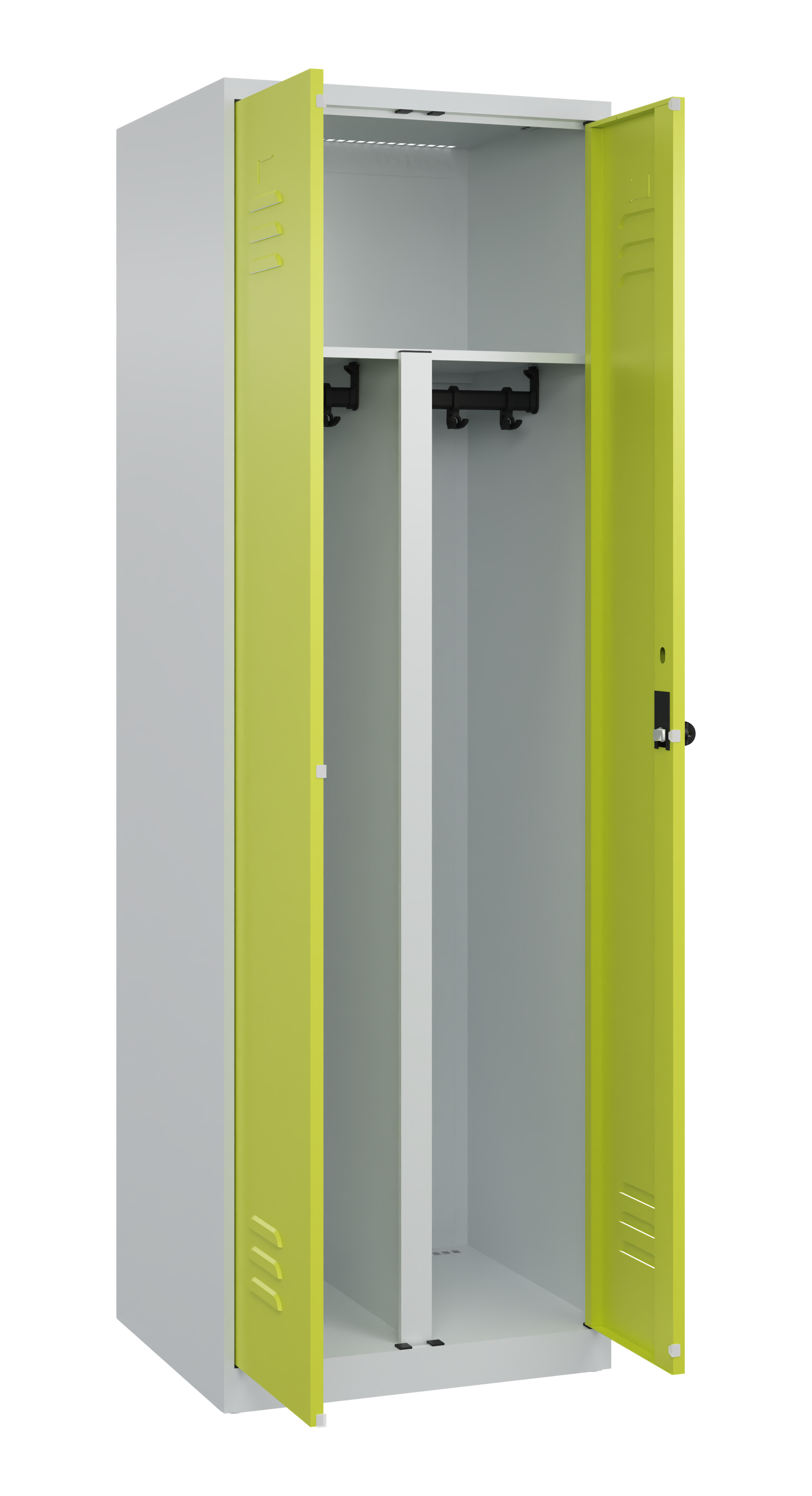 PSA Doppel-Spind Classic Plus, 2 Abteile, 1850x600x500mm PSA Doppel-Spind Classic Plus, 2 Abteile, 1850x600x500mm