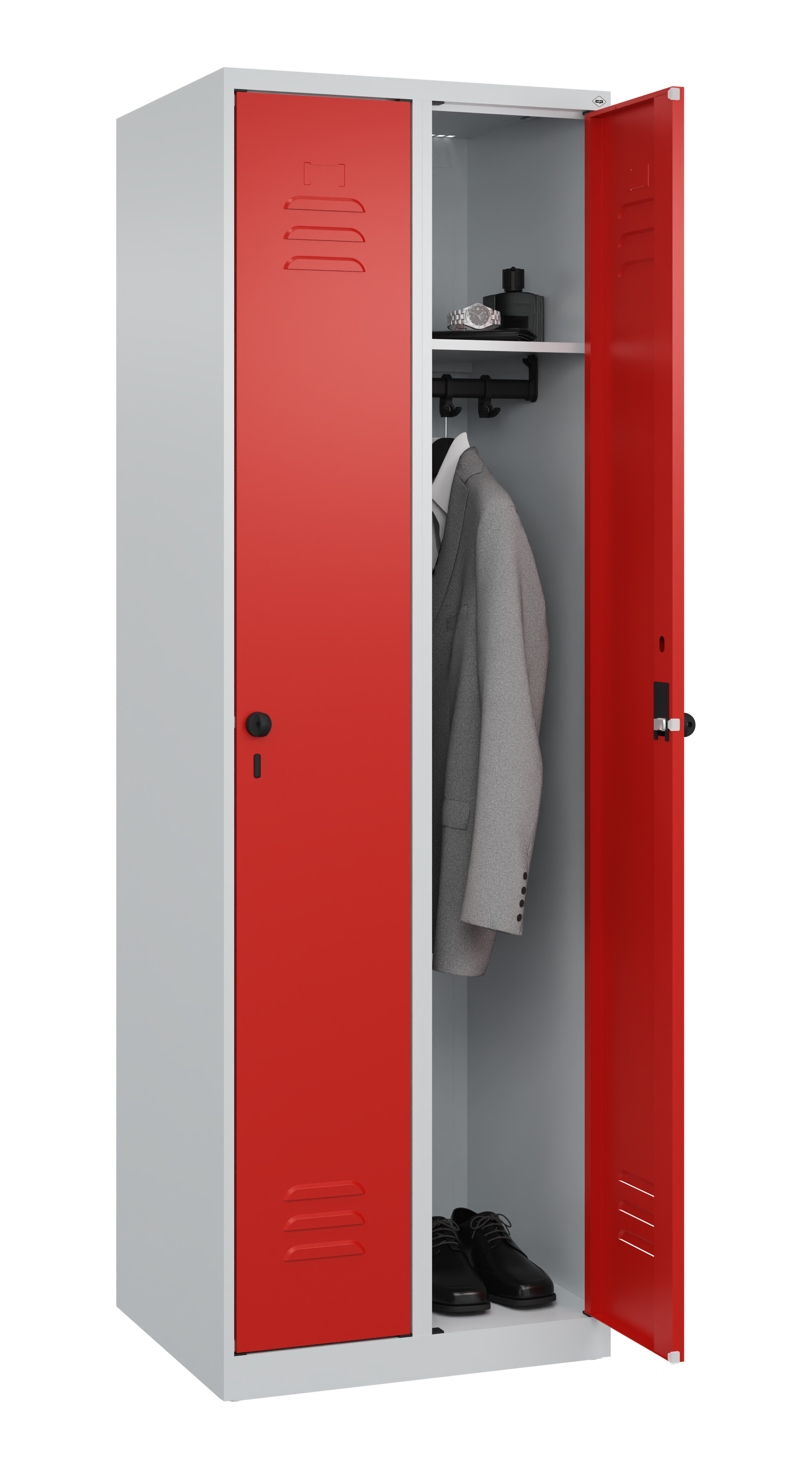 Spind Classic Plus, 2 Abteile, 1850x600x500mm Spind Classic Plus, 2 Abteile, 1850x600x500mm