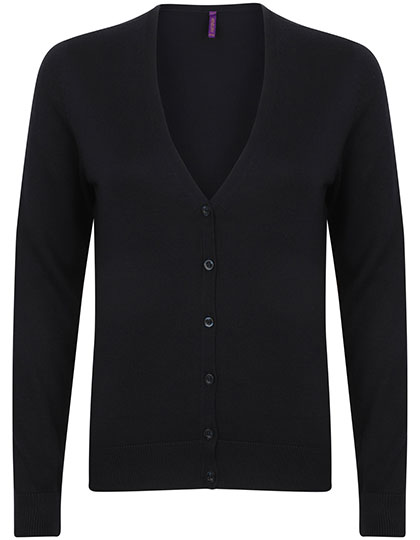 Henbury Ladies´ Lightweight V-Neck Short Cardigan