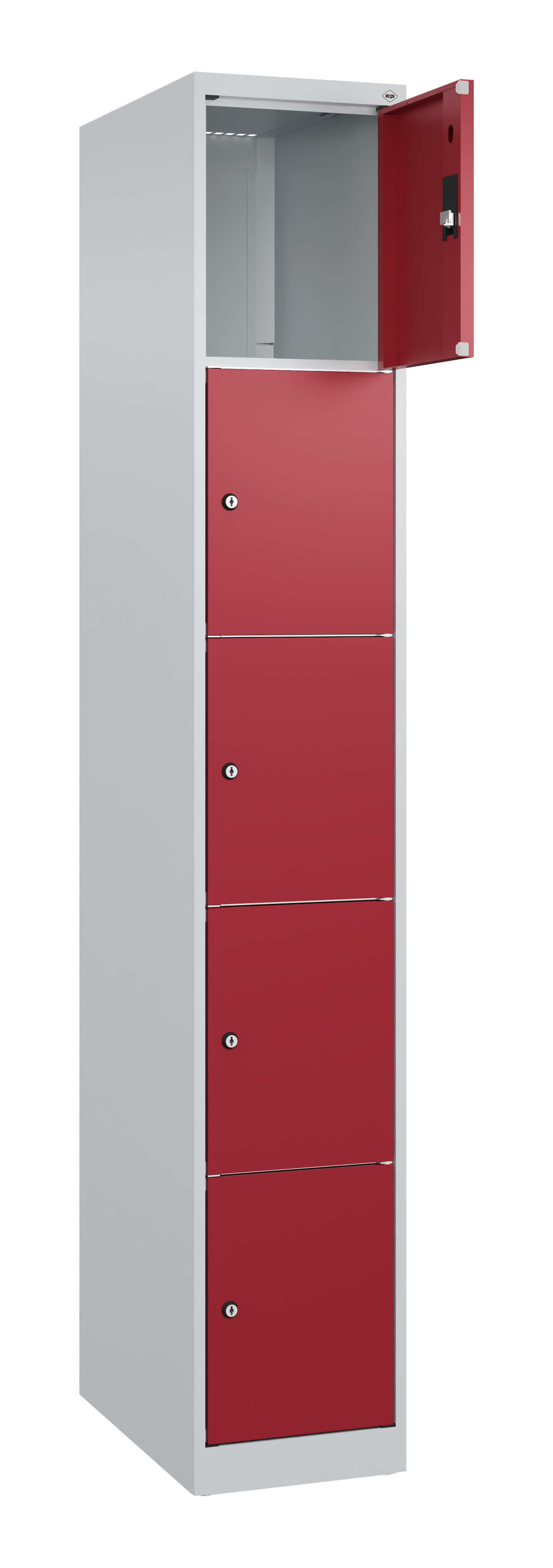 Schließfachschrank Classic Plus, 5 Fächer, 1850x300x500mm Schließfachschrank Classic Plus, 5 Fächer, 1850x300x500mm