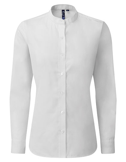 Premier Workwear Women´s Banded Collar Grandad Shirt