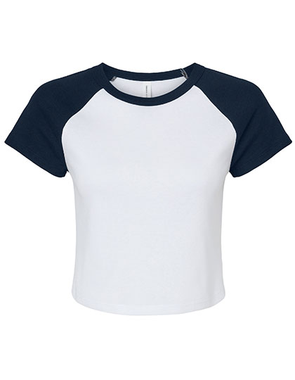Bella Women´s Micro Rib Raglan Baby Tee Bella Women´s Micro Rib Raglan Baby Tee
