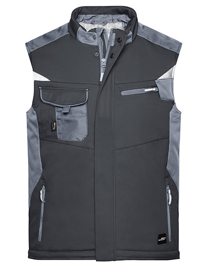 James&Nicholson Craftsmen Softshell Vest -STRONG- James&Nicholson Craftsmen Softshell Vest -STRONG-