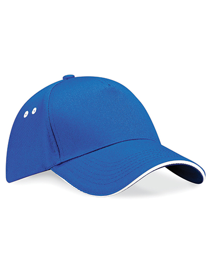 Beechfield Ultimate 5 Panel Cap - Sandwich Peak Beechfield Ultimate 5 Panel Cap - Sandwich Peak