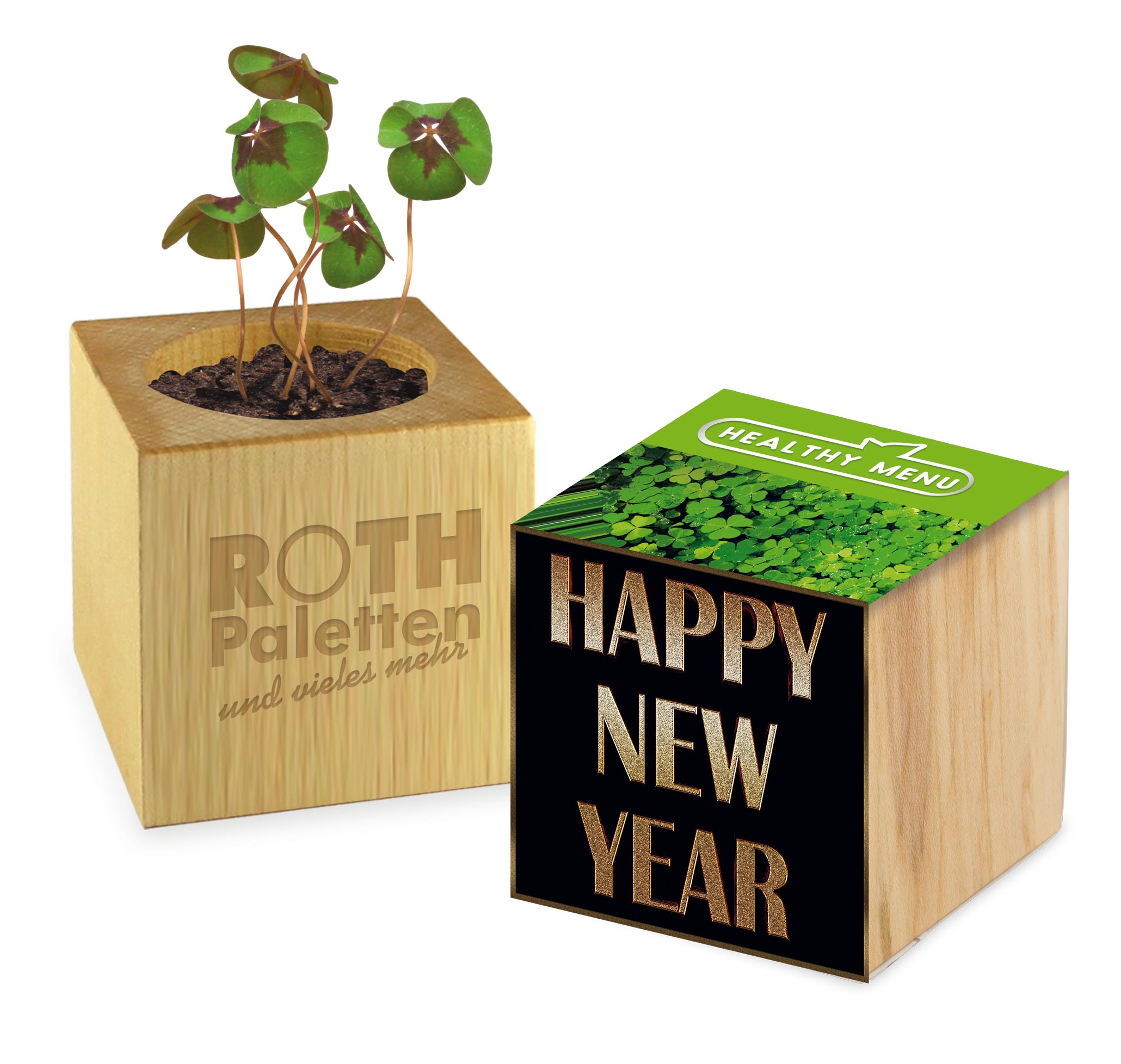 Pflanz-Holz Glücksklee Pflanz-Holz Glücksklee