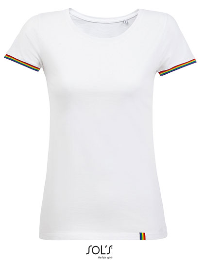 SOL´S Women´s Short Sleeve T-Shirt Rainbow