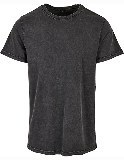 Build Your Brand Acid Washed Round Neck Tee Build Your Brand Acid Washed Round Neck Tee