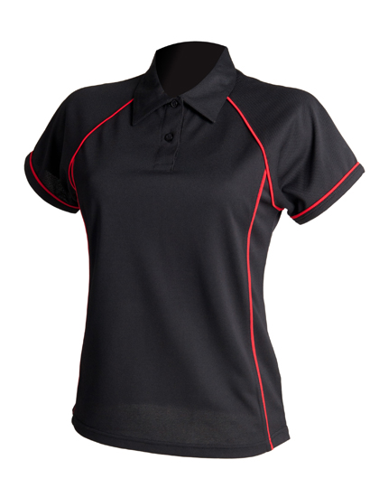 Finden+Hales Ladies´ Piped Performance Polo Finden+Hales Ladies´ Piped Performance Polo