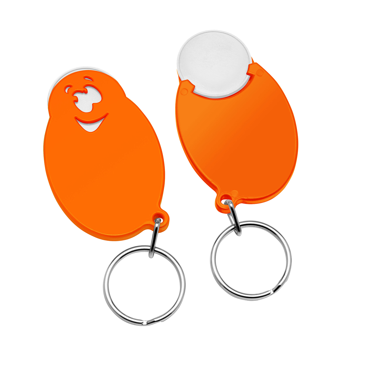 Chiphalter mit 1€-Chip Gesicht