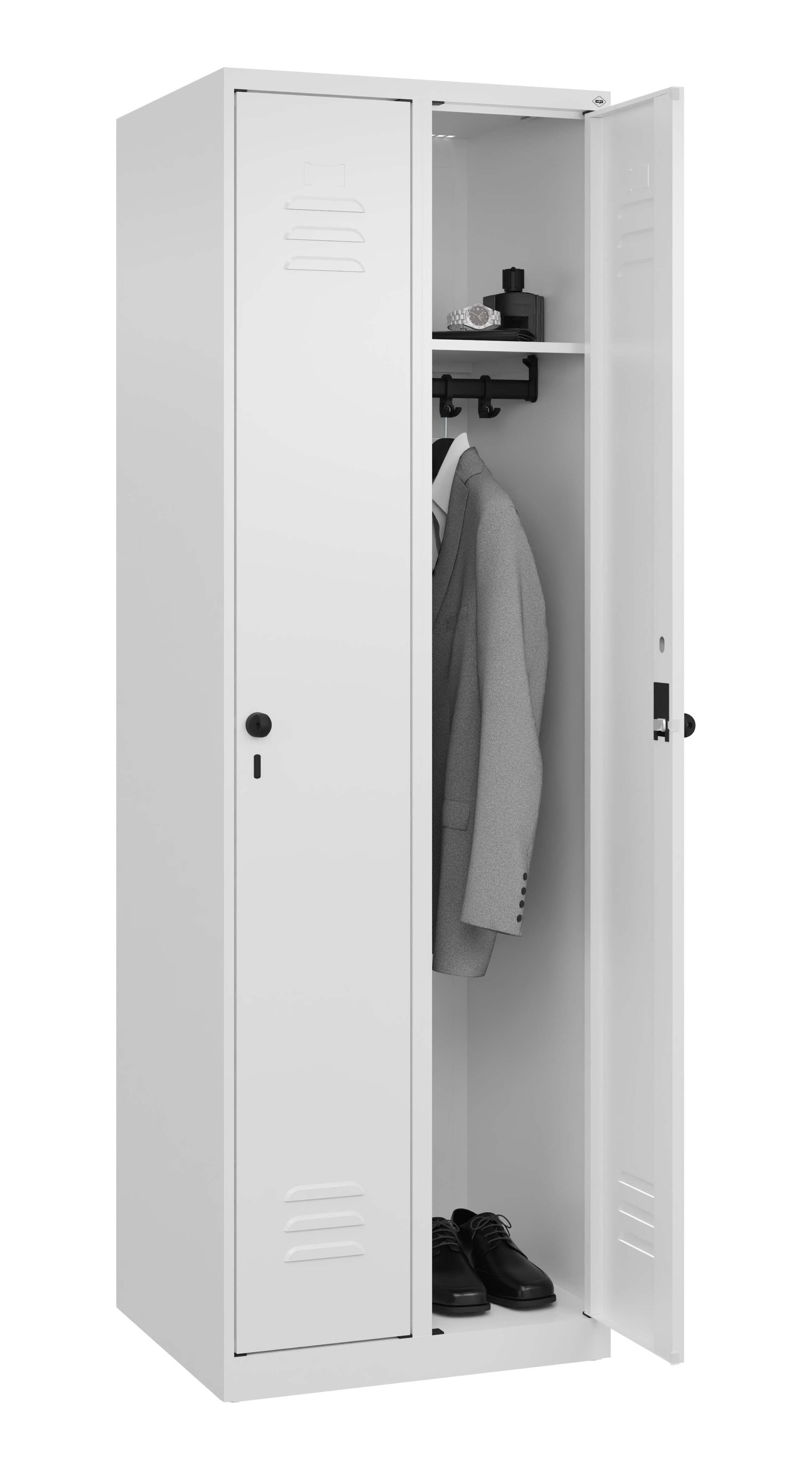 Spind Classic Plus, 2 Abteile, 1850x600x500mm Spind Classic Plus, 2 Abteile, 1850x600x500mm