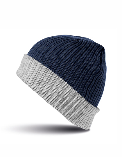 Result Winter Essentials Double Layer Knitted Hat Result Winter Essentials Double Layer Knitted Hat