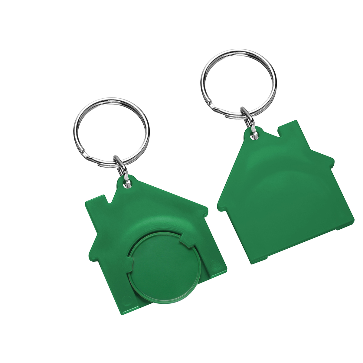 Chiphalter mit 1€-Chip Haus Chiphalter mit 1€-Chip Haus