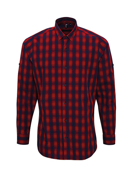 Premier Workwear Men´s Mulligan Check Cotton Long Sleeve Shirt Premier Workwear Men´s Mulligan Check Cotton Long Sleeve Shirt