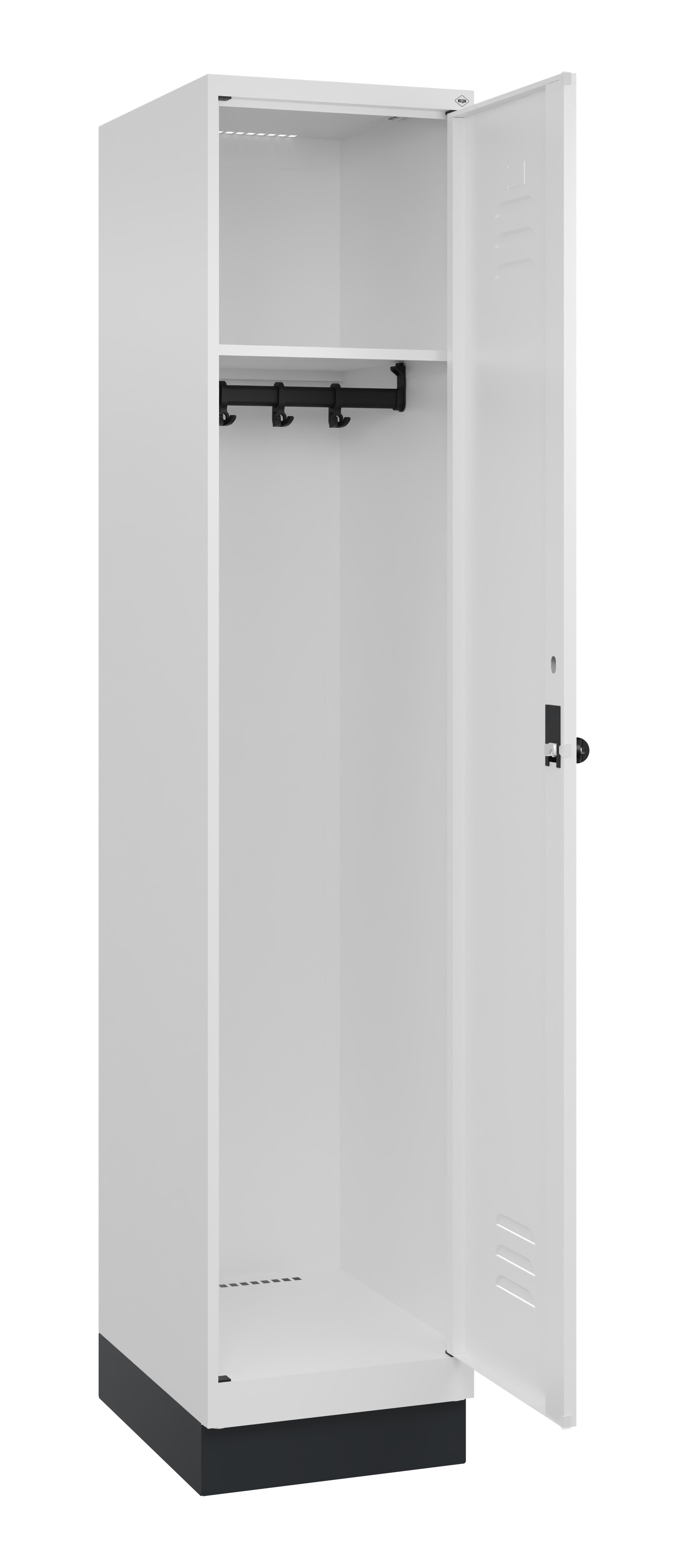 Spind Classic Plus, Sockel, 1 Abteil, 1950x400x500mm