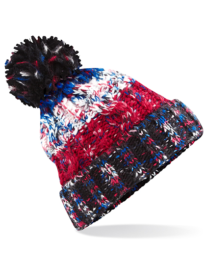 Beechfield Corkscrew Pom Pom Beanie Beechfield Corkscrew Pom Pom Beanie