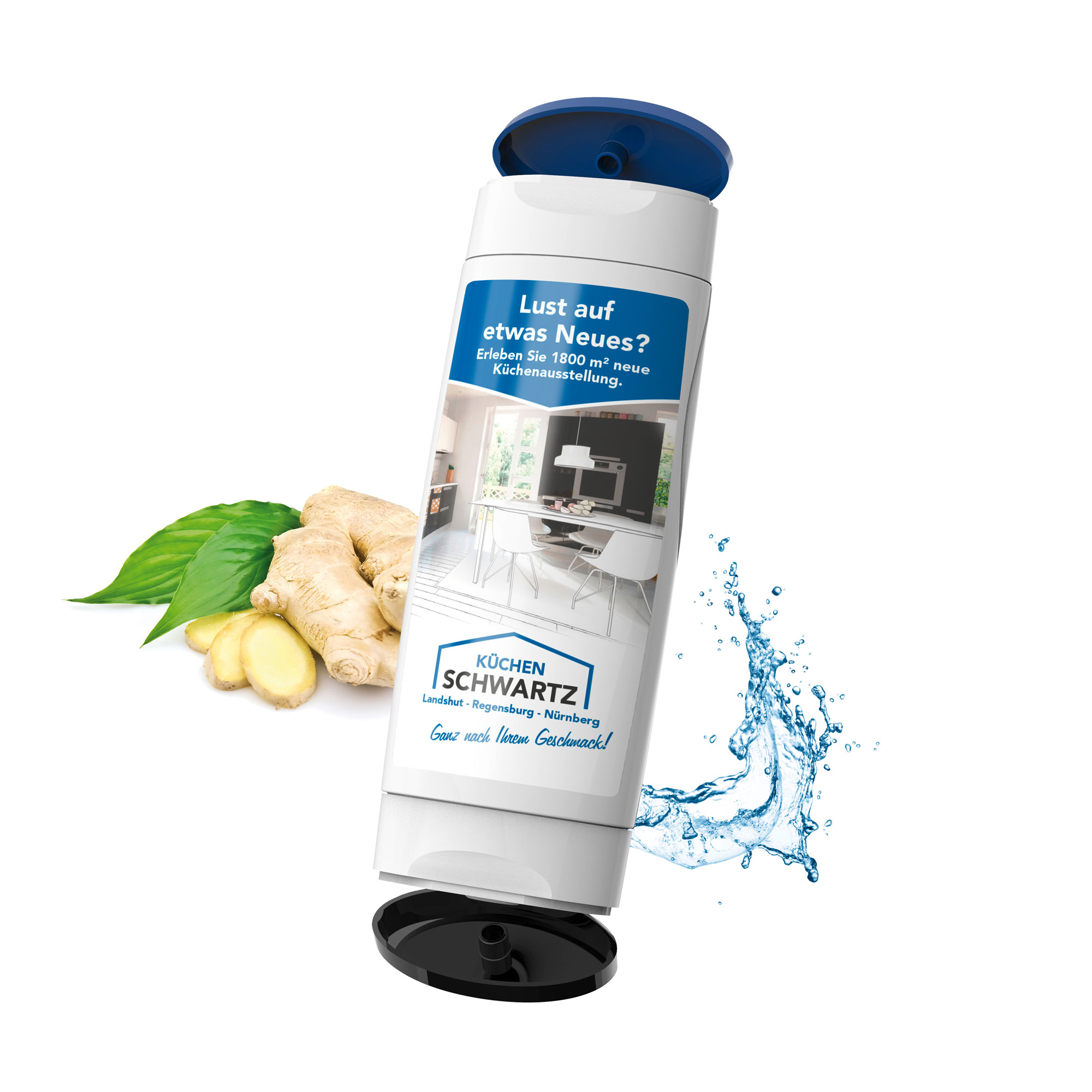 DuoPack 12: Handbalsam Ingwer-Limette + Flüssigseife (Body Label 2 x 50 ml)