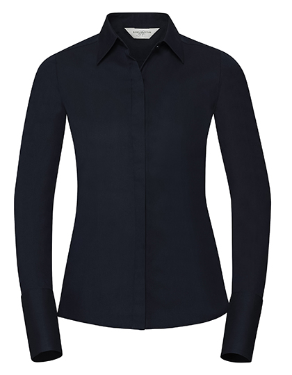 Russell Collection Ladies´ Long Sleeve Fitted Ultimate Stretch Shirt