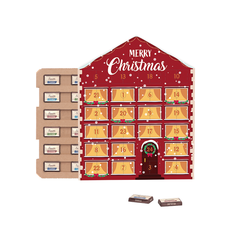 Täfelchen Adventskalender Haus ECO Sarotti Schokoladen-Täfelchen