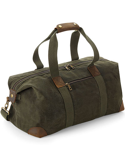 Quadra Heritage Waxed Canvas Holdall Quadra Heritage Waxed Canvas Holdall
