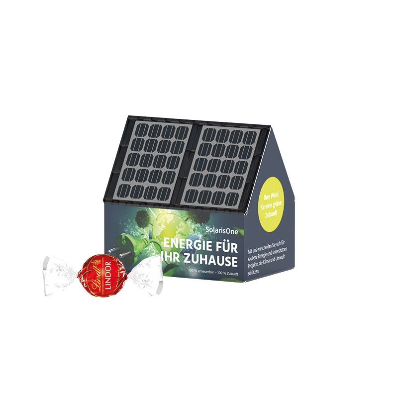 3D-Präsent Haus Lindt LINDOR Milchkugeln