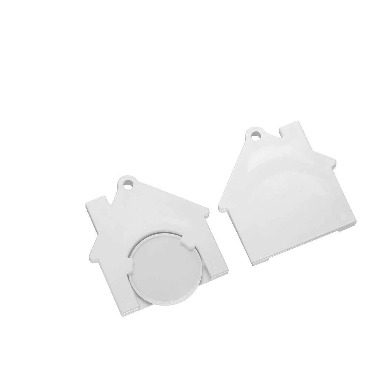 Chiphalter mit 1€-Chip Haus Chiphalter mit 1€-Chip Haus