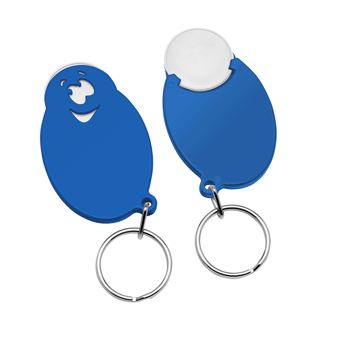 Chiphalter mit 1€-Chip Gesicht Chiphalter mit 1€-Chip Gesicht