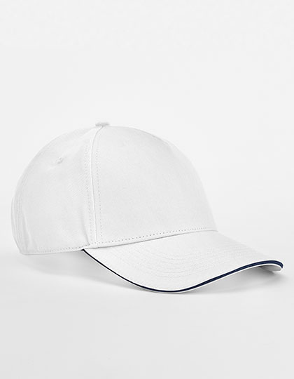 Beechfield EarthAware® Classic Organic Cotton 5 Panel Cap - Sandwich Peak