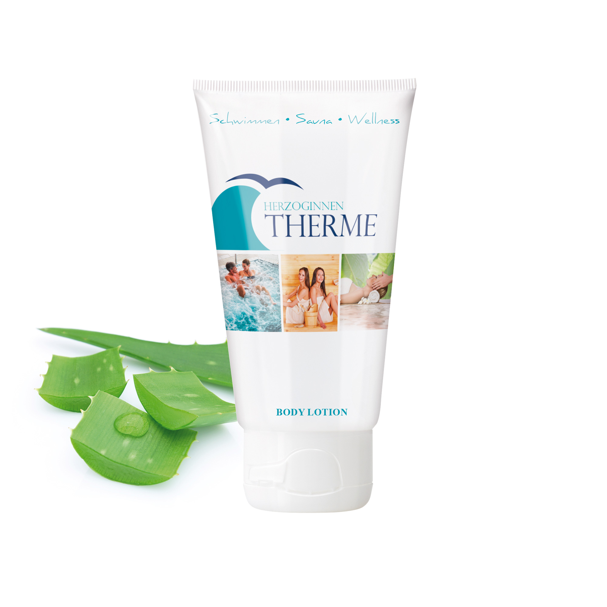50 ml Tube mit Klappdeckel. weiß - Body Lotion - RealityPrint