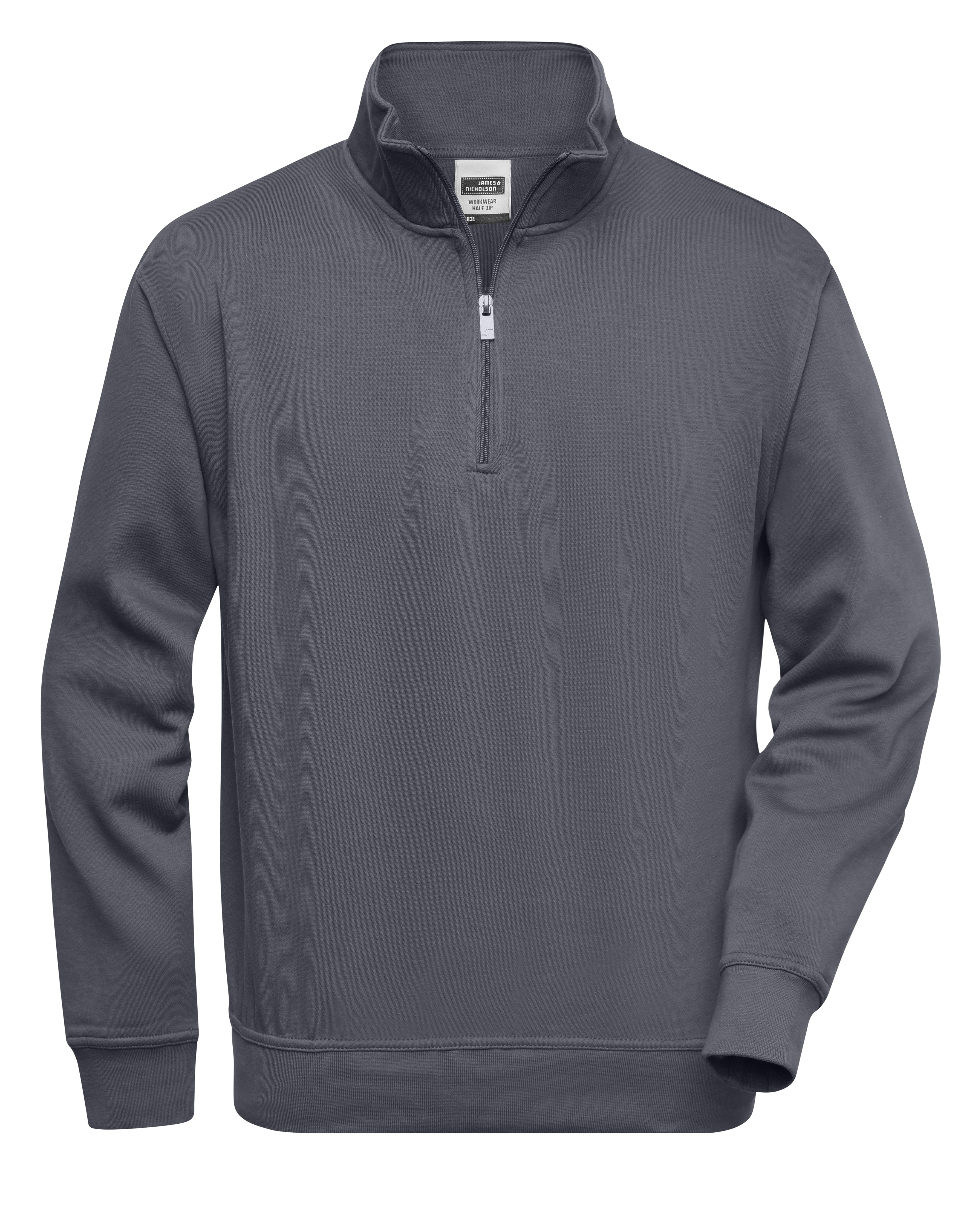 James&Nicholson Workwear Half Zip Sweat James&Nicholson Workwear Half Zip Sweat