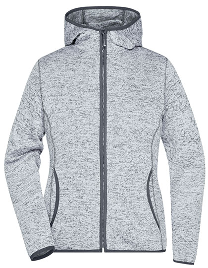 James&Nicholson Ladies´ Knitted Fleece Hoody