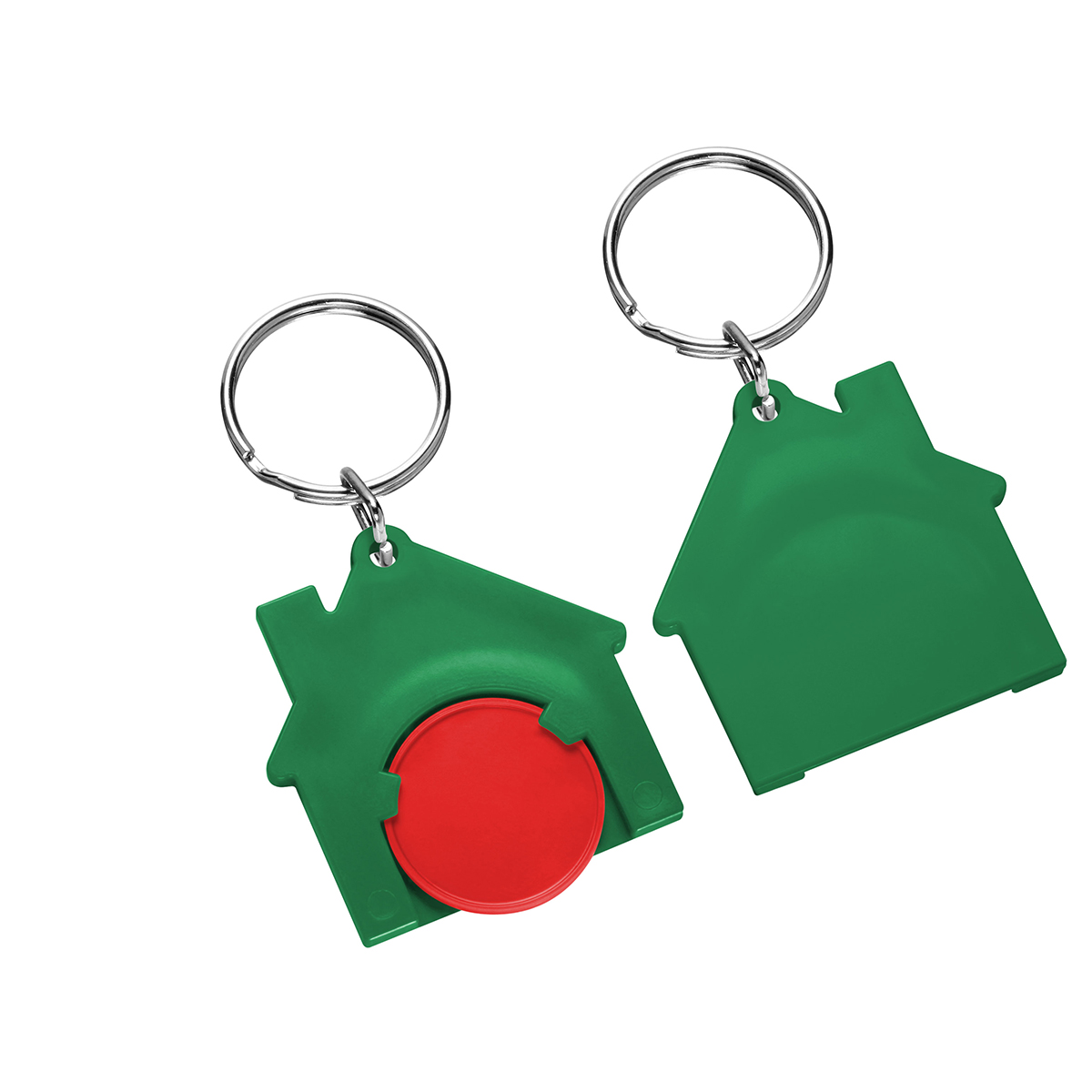 Chiphalter mit 1€-Chip Haus Chiphalter mit 1€-Chip Haus