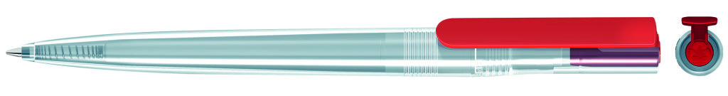 RECYCLED PET PEN switch transparent KG Drehkugelschreiber RECYCLED PET PEN switch transparent KG Drehkugelschreiber