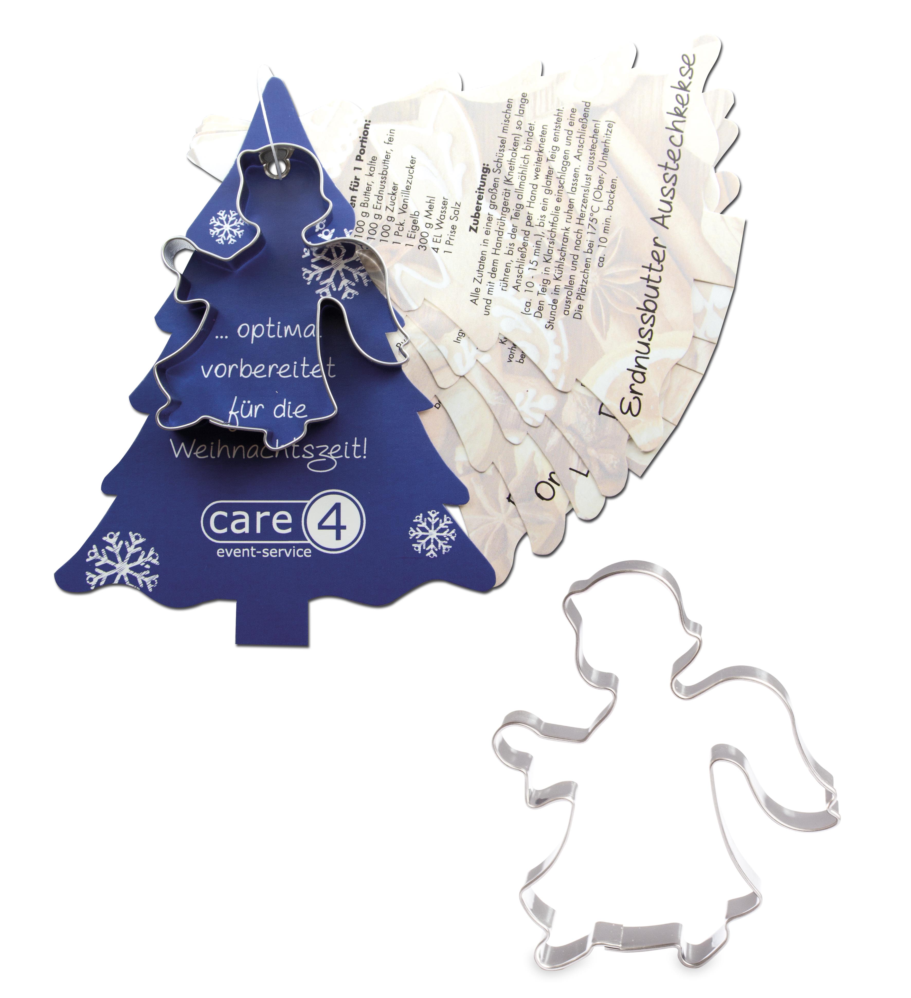 Backförmchen mit Rezeptblock Tannenbaum Backförmchen mit Rezeptblock Tannenbaum