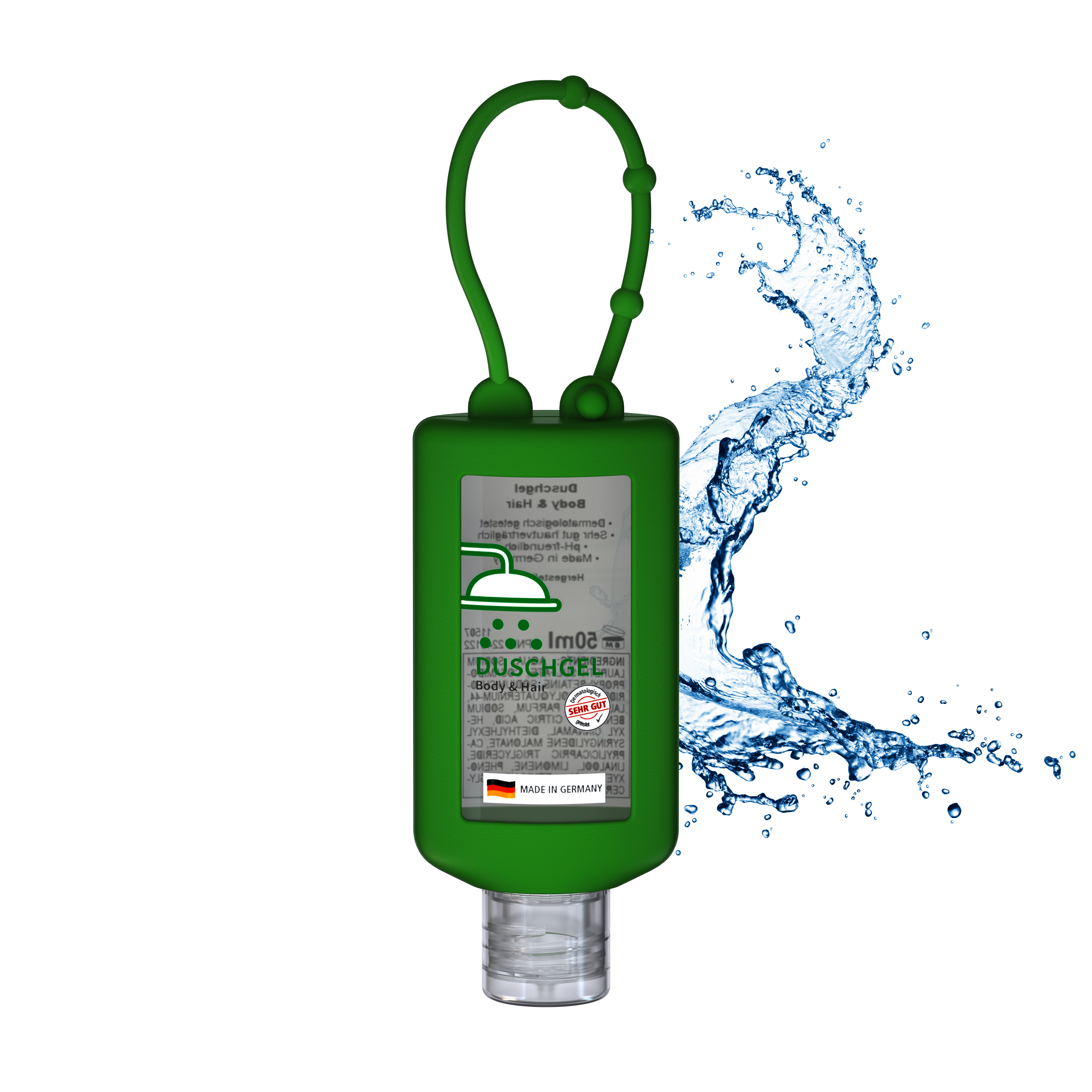 50 ml Bumper grün - Duschgel Body & Hair - No Label Look 50 ml Bumper grün - Duschgel Body & Hair - No Label Look