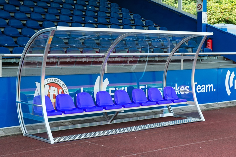 Spielerkabine Exklusiv vollverschweißt Spielerkabine Exklusiv vollverschweißt