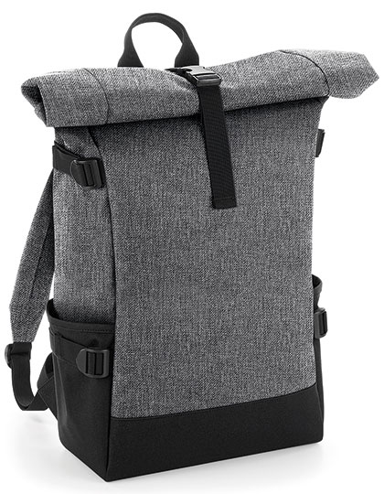BagBase Block Roll-Top Backpack BagBase Block Roll-Top Backpack