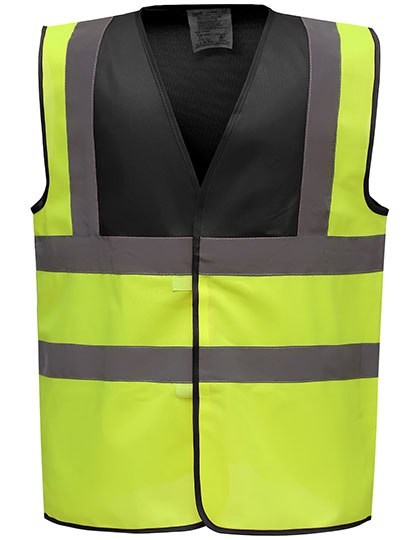 YOKO Hi-Vis 2 Bands & Braces Waistcoat YOKO Hi-Vis 2 Bands & Braces Waistcoat