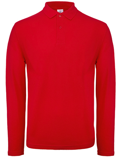 B&C BE INSPIRED Men´s Long Sleeve Polo ID.001 B&C BE INSPIRED Men´s Long Sleeve Polo ID.001