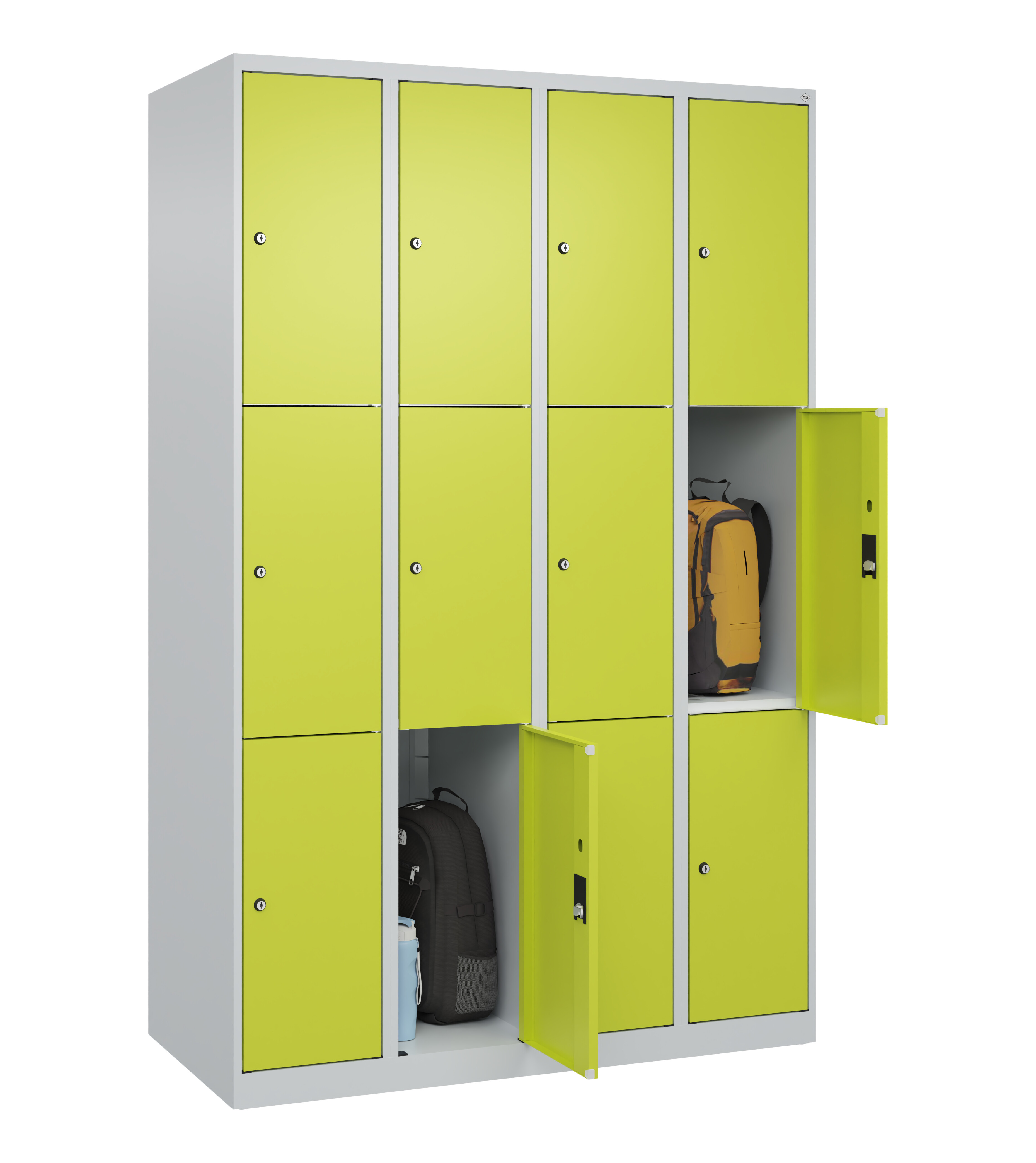 Schließfachschrank Classic Plus, 12 Fächer, 1850x1200x500mm Schließfachschrank Classic Plus, 12 Fächer, 1850x1200x500mm