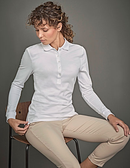 Tee Jays Women´s Luxury Stretch Long Sleeve Polo