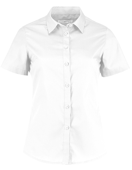 Kustom Kit Women´s Tailored Fit Poplin Shirt Short Sleeve