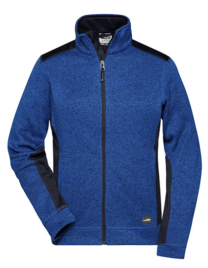 James&Nicholson Ladies´ Knitted Workwear Fleece Jacket -STRONG-