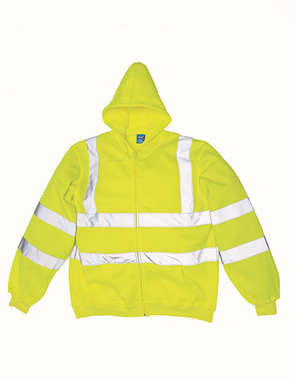 YOKO Hi-Vis Zip Hoodie YOKO Hi-Vis Zip Hoodie