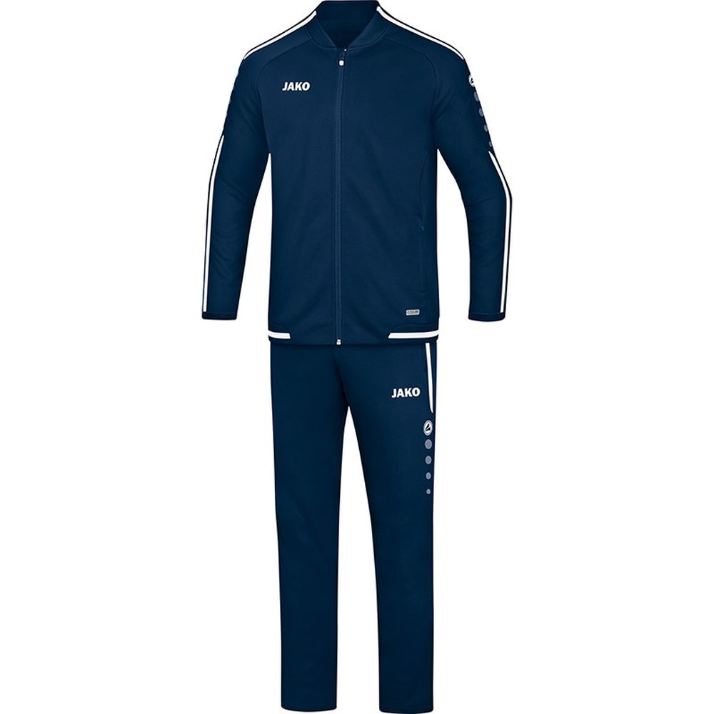 Jako Fußball Präsentationsanzug Striker 2.0 Herren Sportanzug Jacke Hose marine/weiß XXL Jako Fußball Präsentationsanzug Striker 2.0 Herren Sportanzug Jacke Hose marine/weiß XXL