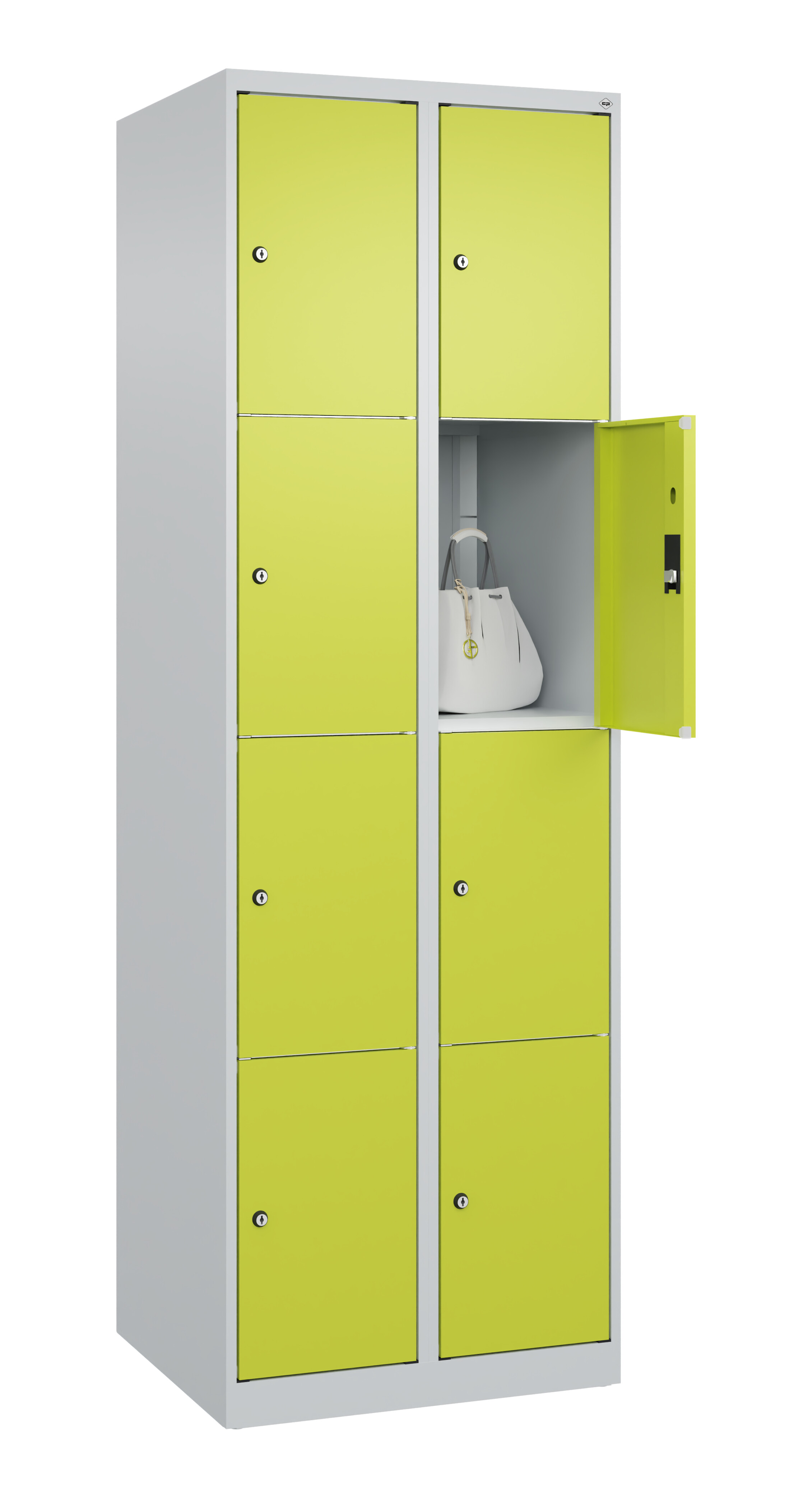 Schließfachschrank Classic Plus, 8 Fächer, 1850x600x500mm Schließfachschrank Classic Plus, 8 Fächer, 1850x600x500mm