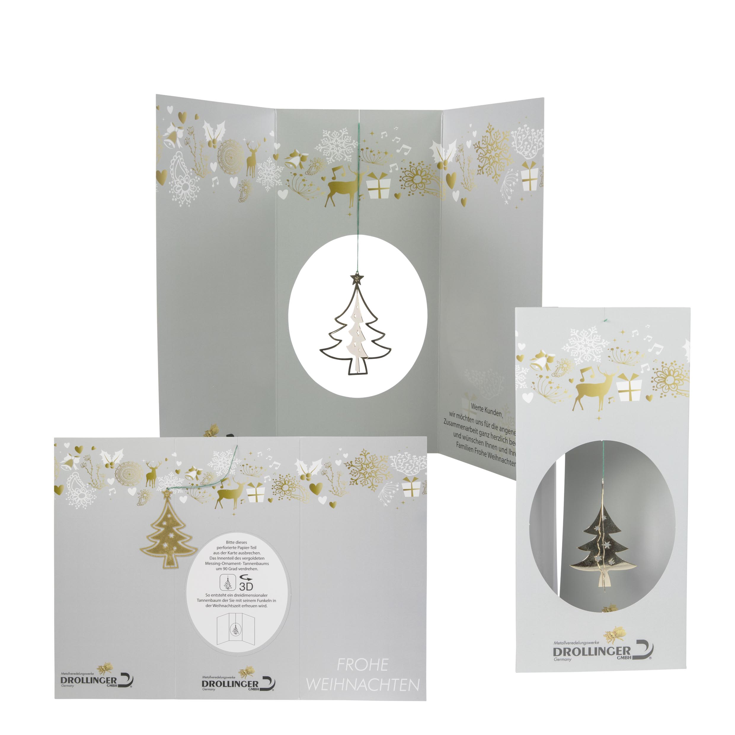 3D-Metallanhänger-Karte 3D-Metallanhänger-Karte