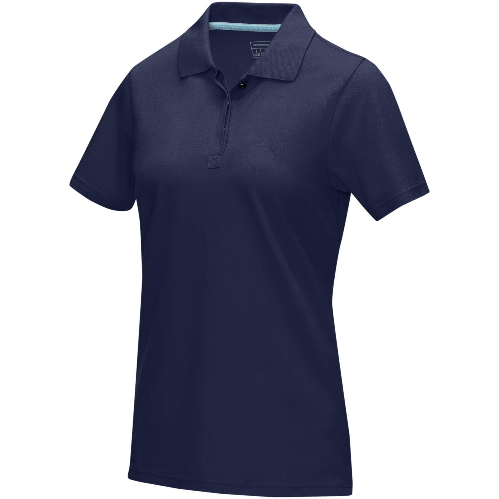 Graphite Poloshirt aus Bio-Baumwolle für Damen Graphite Poloshirt aus Bio-Baumwolle für Damen
